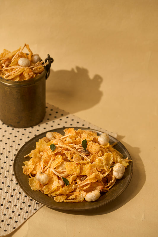 Corn Chevda  & Patato Chips