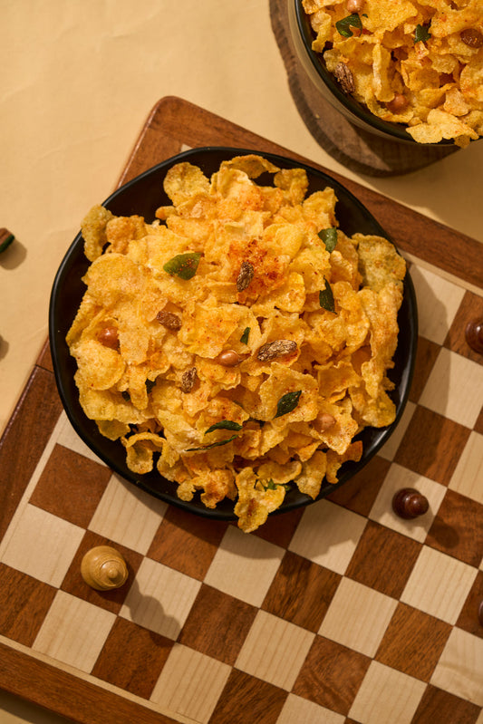 Corn Chevda  & Patato Chips